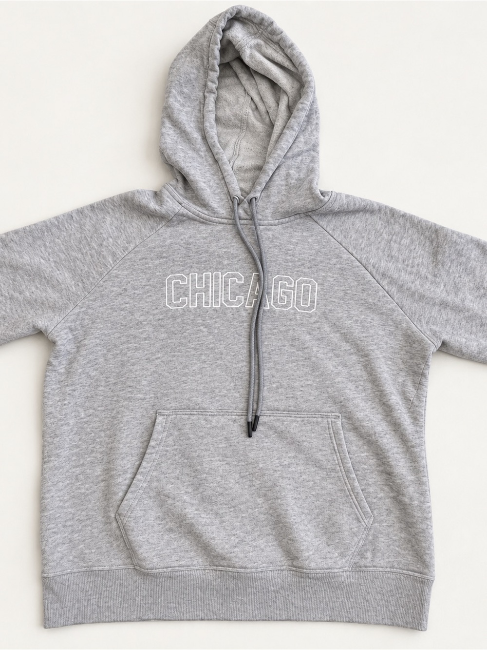 Chicago Hoodie Sweatshirt Under Armour Men's Light Gray SZ S